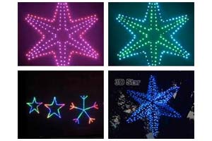 Animated Stars and Snowflakes